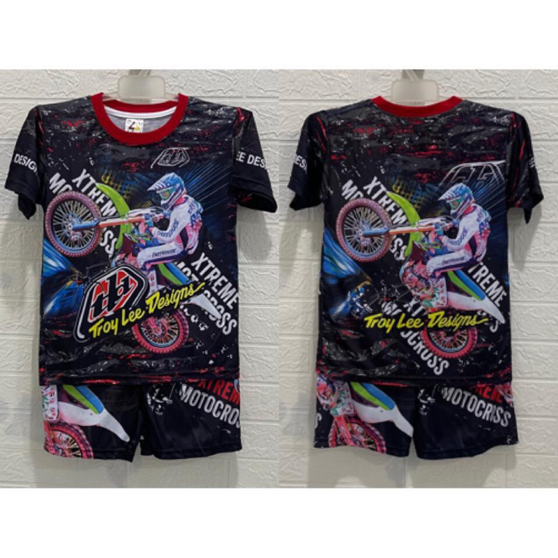 Setelan anak motor cross / motor balap motocross printing