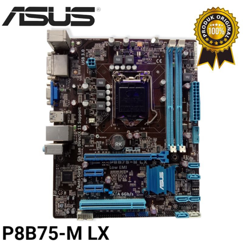 matherboard ASUS  P8B75-M LX LGA 1155