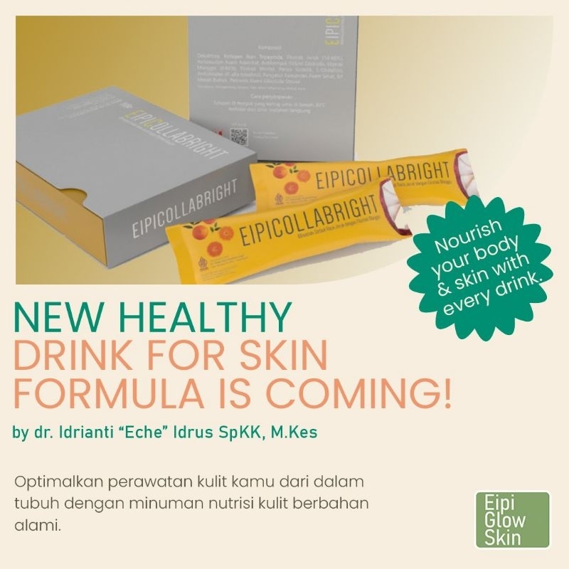 Eipicollabright collagen - Minuman Serbuk Kesehatan - daya tahan tubuh