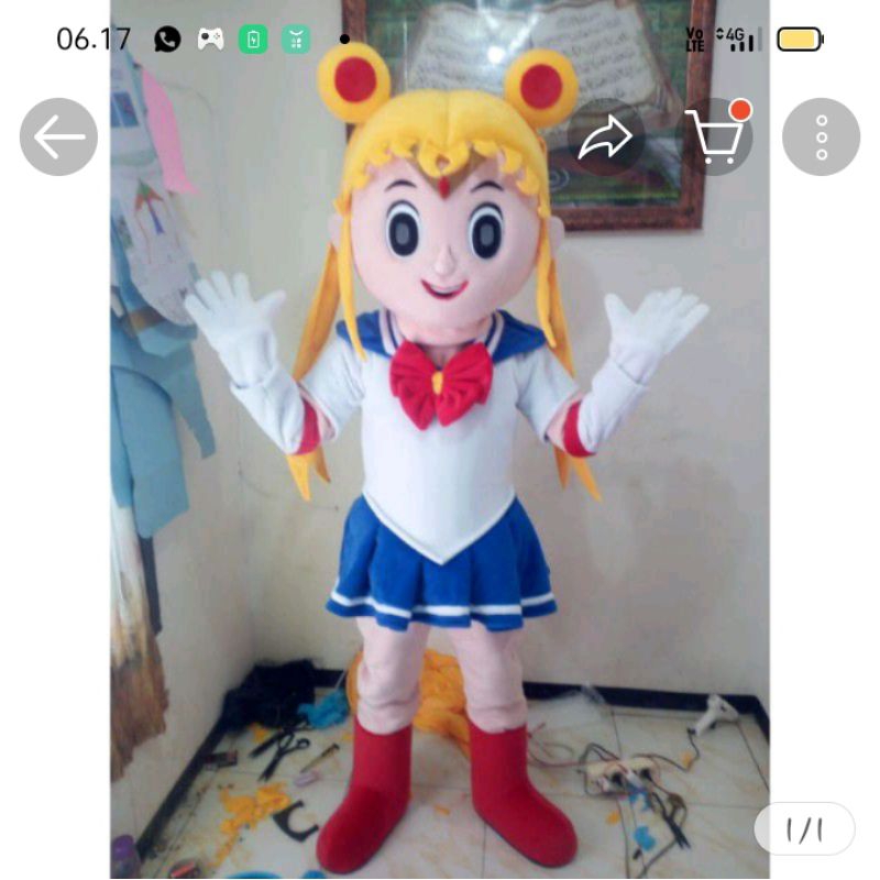 Kostum badut Sailormoon