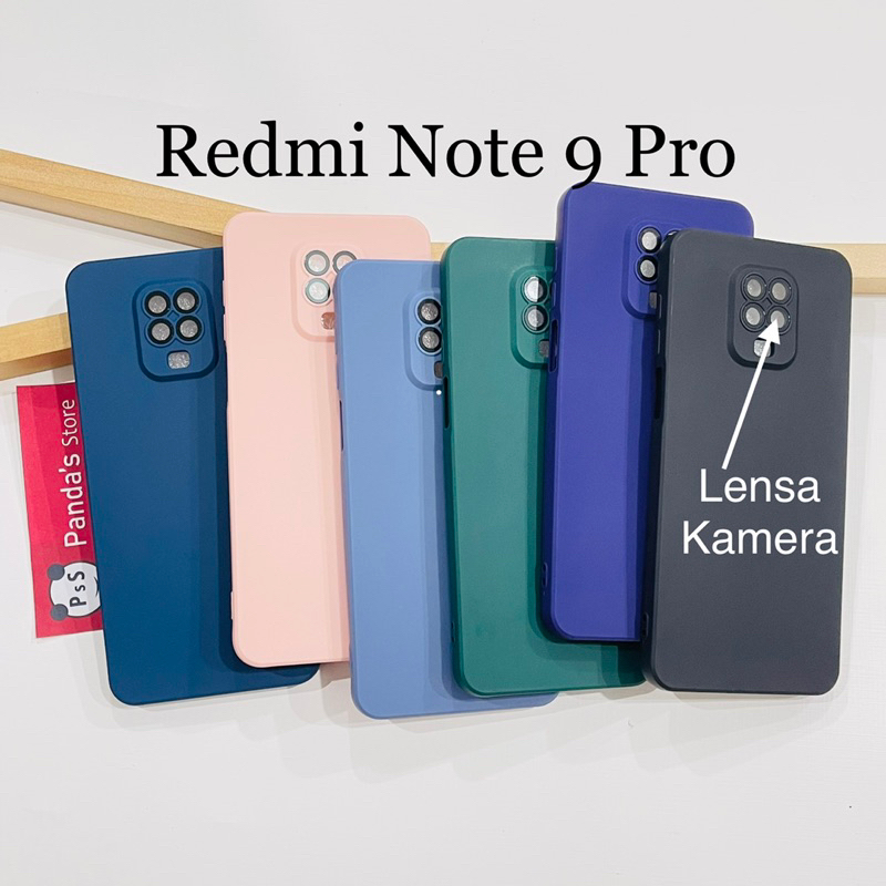 Case Redmi Note 9 Pro Lenspro Makaron Full Color Softcase Pro Lensa