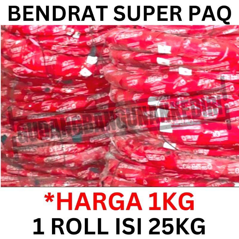 kawat bendrat besi SUPERPAQ SUPER PAQ ASLI 1kg