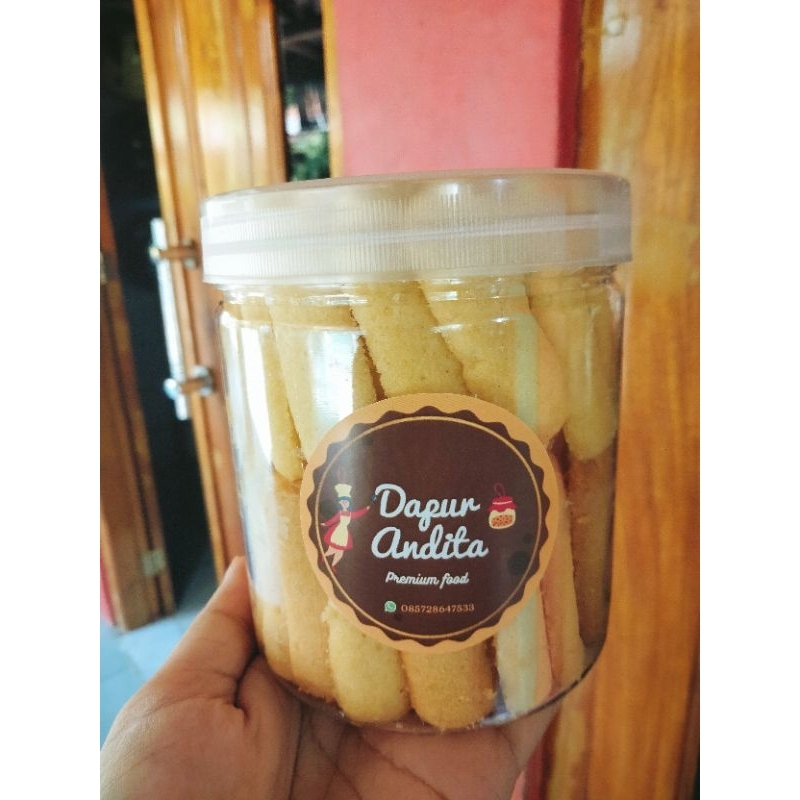 

Kue Lidah kucing kemasan 600ml