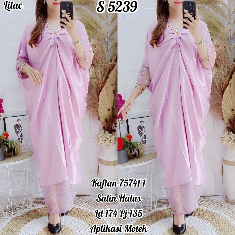 Dress Kaftan Satin 5239 /ld 174