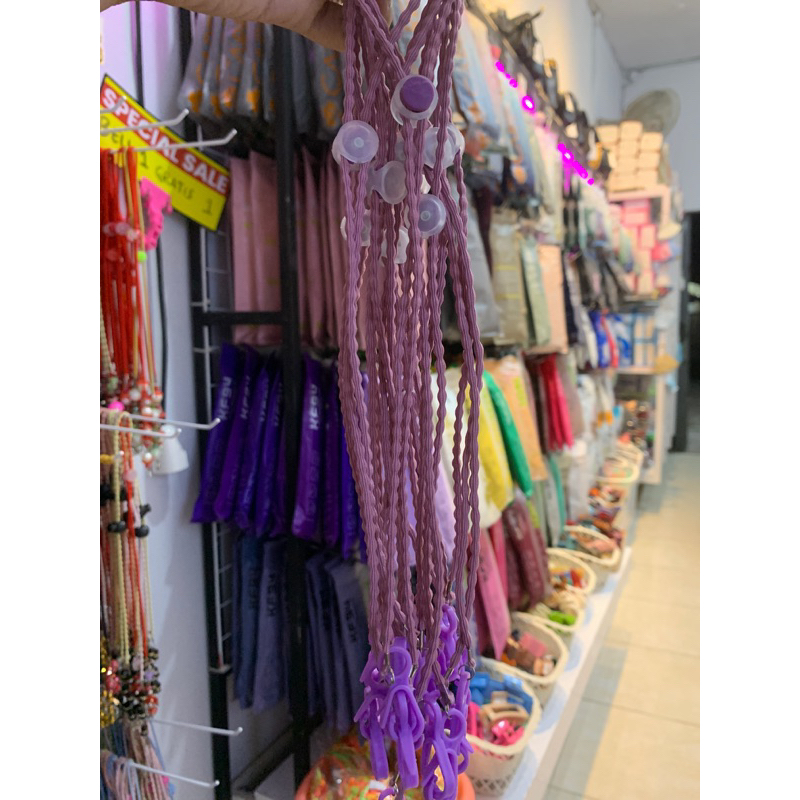 Beli 1 GRATIS 1 Strap Masker Polos Warna