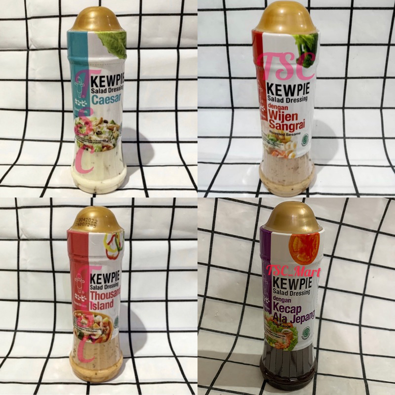 

Kewpie Salad Dressing dengan Wijen Sangrai / Thousand Island / Caesar / Mayonaise / Saus Salad / kecap / ala / jepang / soy / sauce