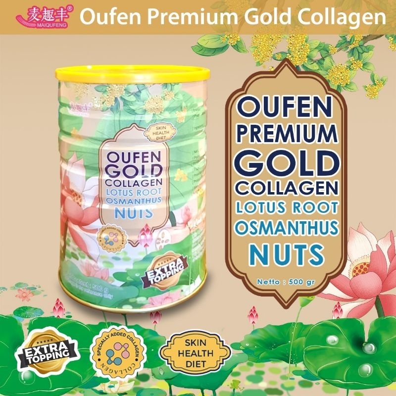 Oufen . Oufen gold lotus root powder bubuk akar teratai makanan diet healthy food