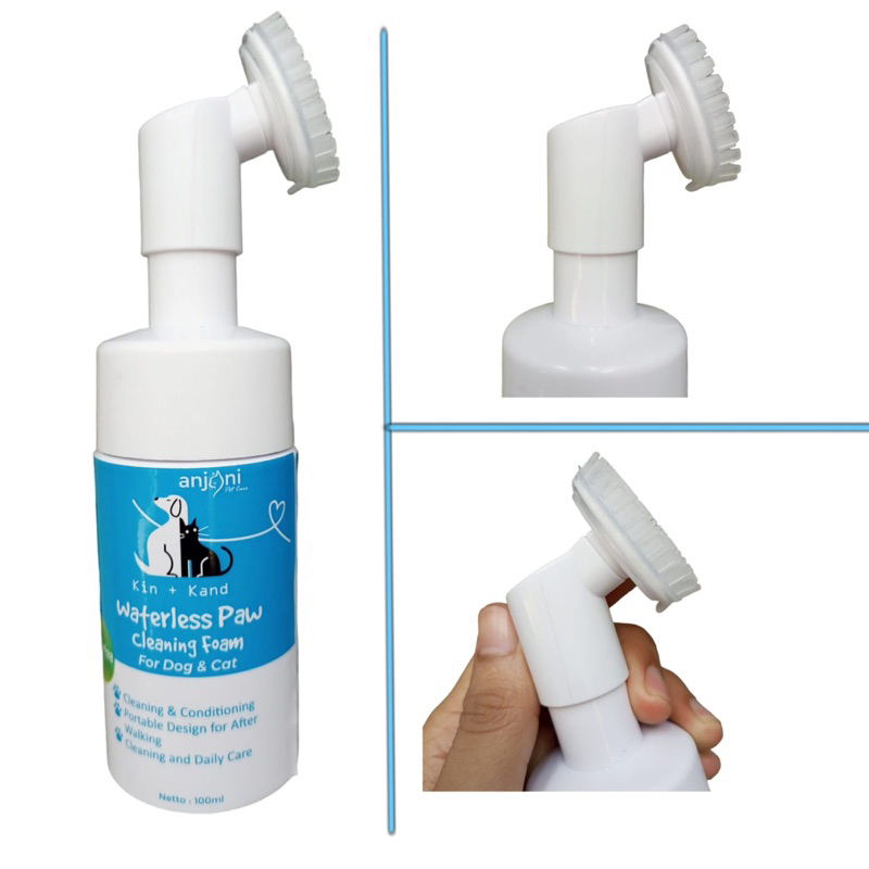 Pembersih Telapak Kaki Anjing Kucing Paw Cleansing Foam - waterless cleansing paw