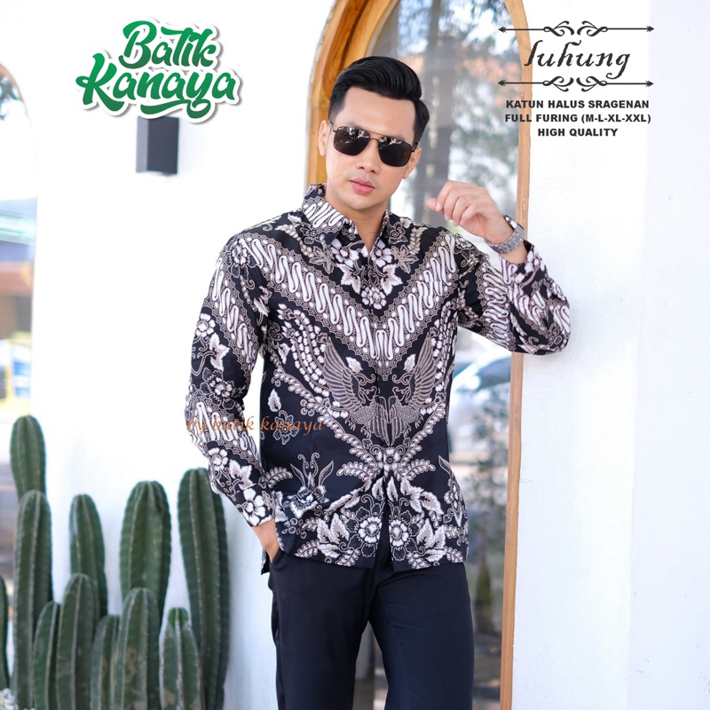 LUHUNG Baju Batik Full Furing Bahan Katun PREMIUM