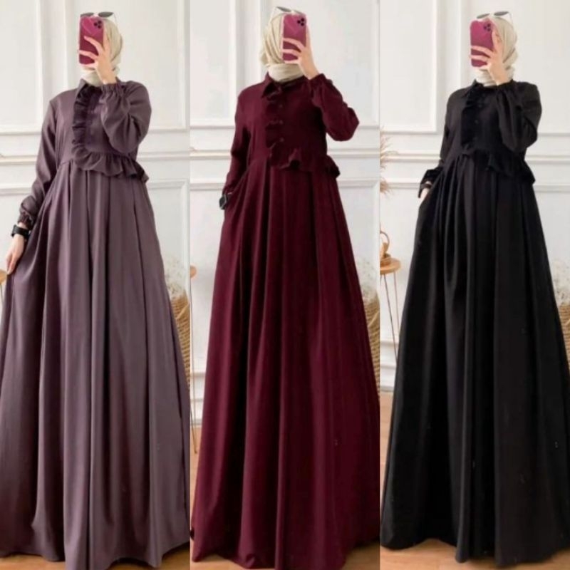 DRESS MOSCREPE///HAULY DRESS MOSCREPE