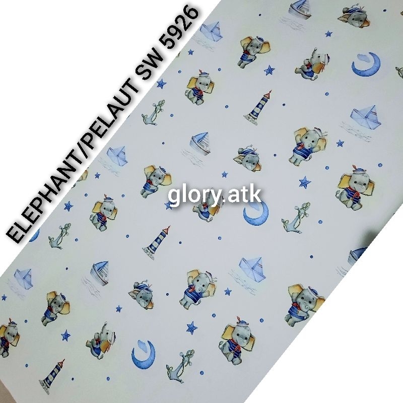 

KERTAS KADO SANSAN WAWA/SANWA ANIMAL/GAJAH/PELAUT SW5926