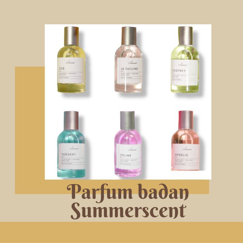 parfum pengharum badan pria wanita tahan lama Summerscent