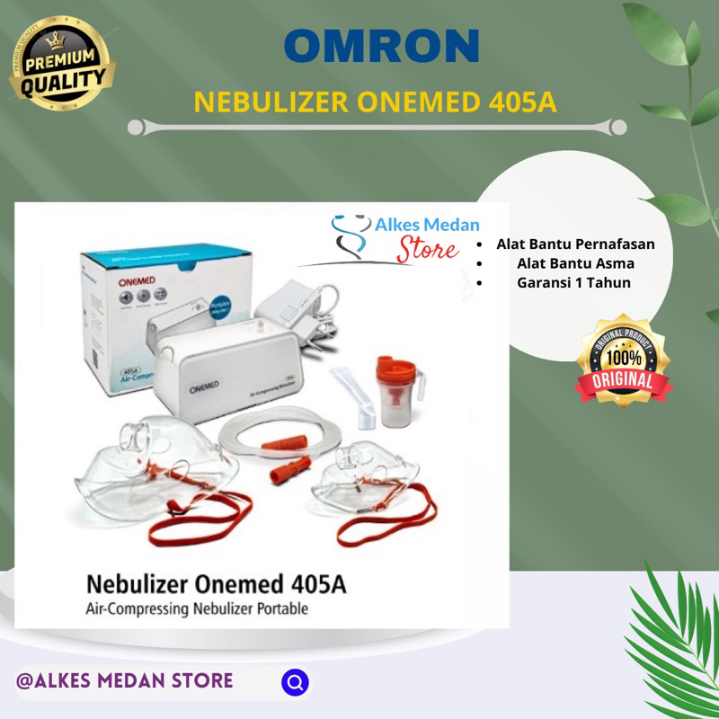 NEBULIZER ONEMED 405A 403C COMPRESSOR ALAT UAP NAFAS SAMLAB ALKES