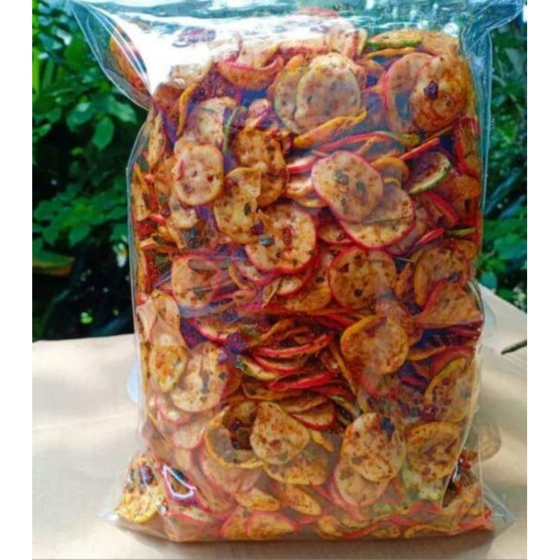 

SEBLAK KERUPUK KERING 500gr PEDAS EXTRA DAUN JERUK