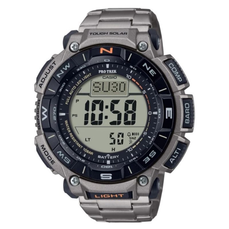 Casio PROTREK PRG340T-7 PRG340T-7 TITANIUM ORIGINAL