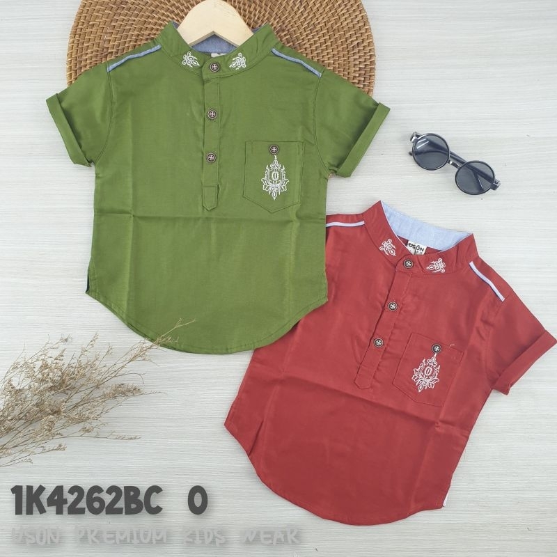 Kemeja Koko Uson Bordir