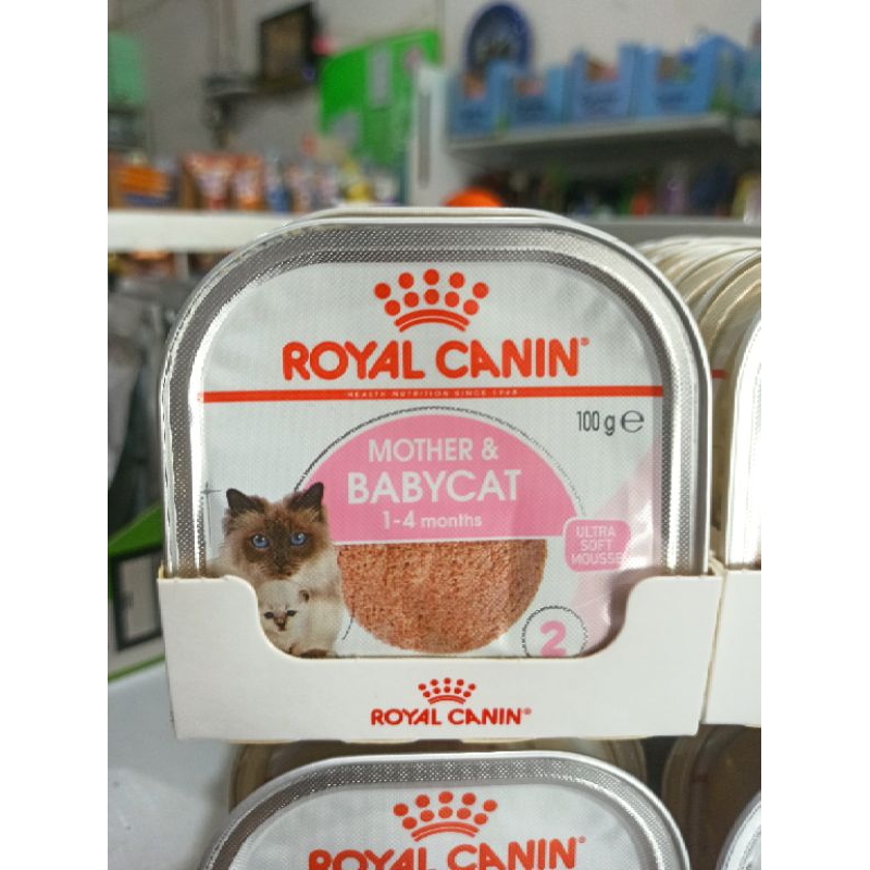 royal canin mother babycat wet 100gram rc baby cat makanan kucing