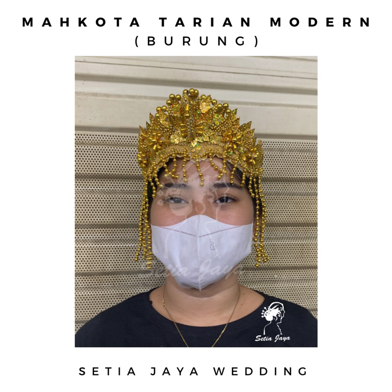RB Mahkota Tarian Modern Siger/ Sunda Jurai/ Aksesoris Kepala Tarian Lomba