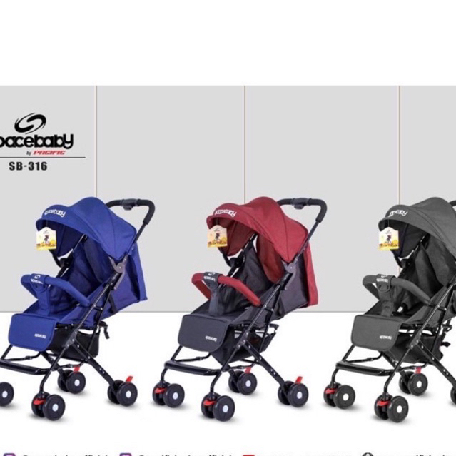 [TERMURAH] STROLLER SPACE BABY SB 315 / SB 316 KERETA DORONG