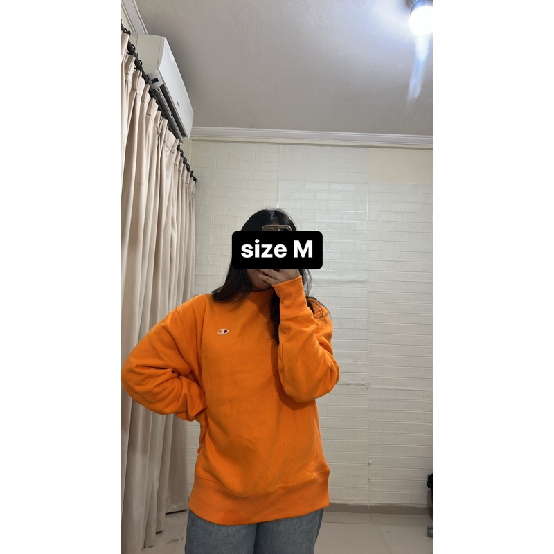 Champion Reverse Weave Crewneck (Kuning, Pink, Orange, Blue)