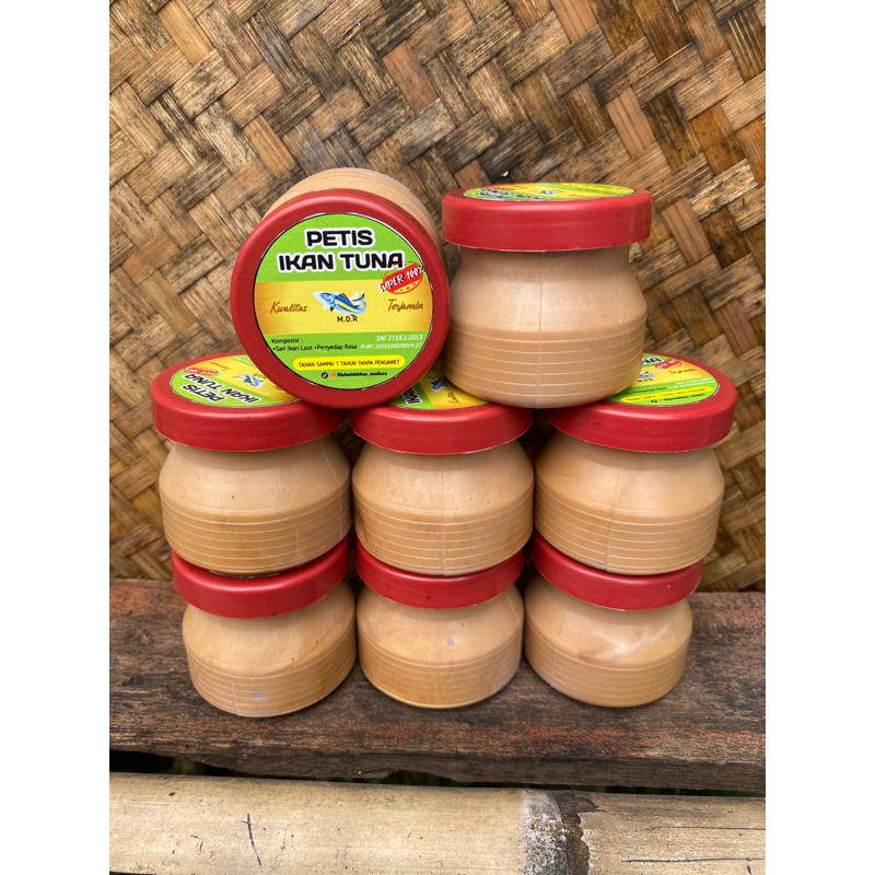 (Sakera) 8 Botol Petis Madura Asli Ikan Tuna 110g