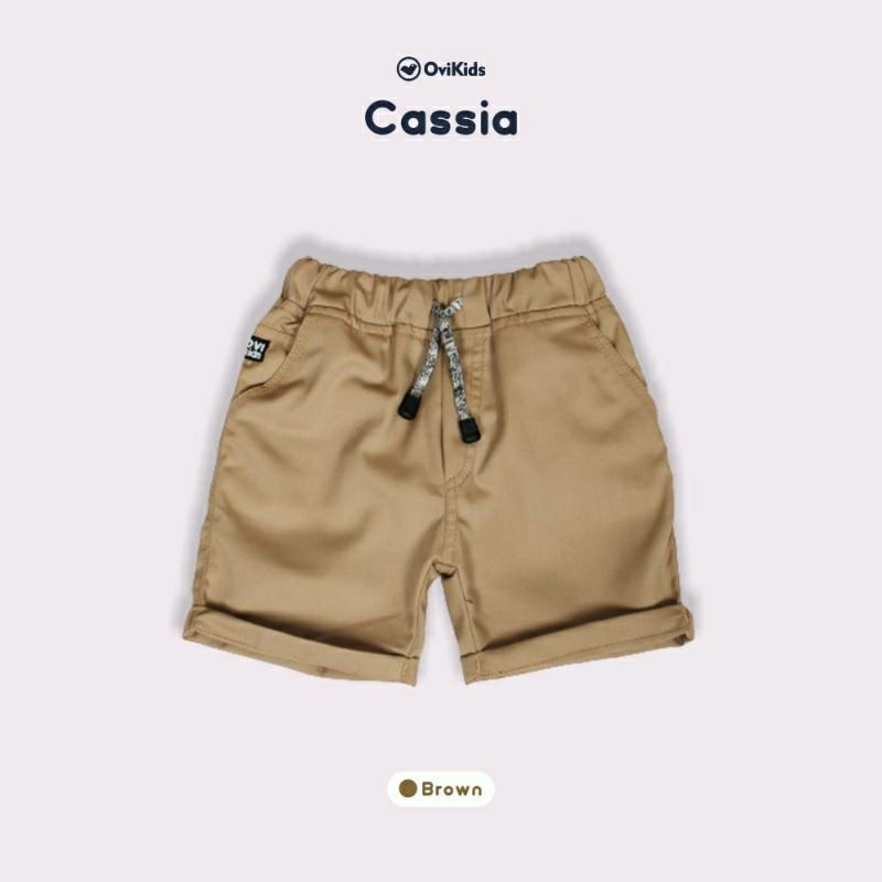 OVIKIDS-CHINOTONE-CASSIA | Celana Pendek Anak Perempuan Laki-Laki Pria Unisex (1-6/7 Tahun)