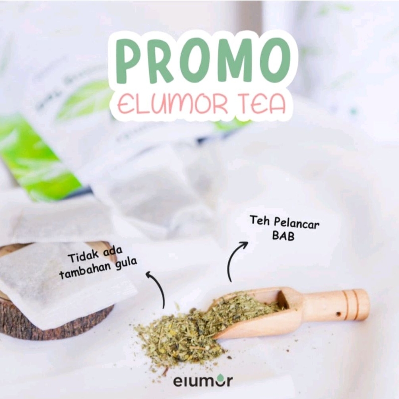 ELUMOR GREEN TEA / SLIMMING TEA MINUMAN TEA PELANGSING