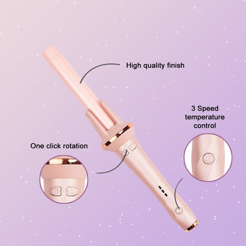 CATOK STYLER ORIGINAL UKURAN 28MM &amp; 32MM / CATOK PREMIUM OTOMATIS INSTAN PUTAR MATIC / CATOK INSTANT HAIR CURLER / CATOK VIVID VOGUE Catokan Curly Otomatis / Alat Kriting Rambut / NVMEE Catokan Keriting Keramik Otomatis Libra Hair Styler Desain Elegant