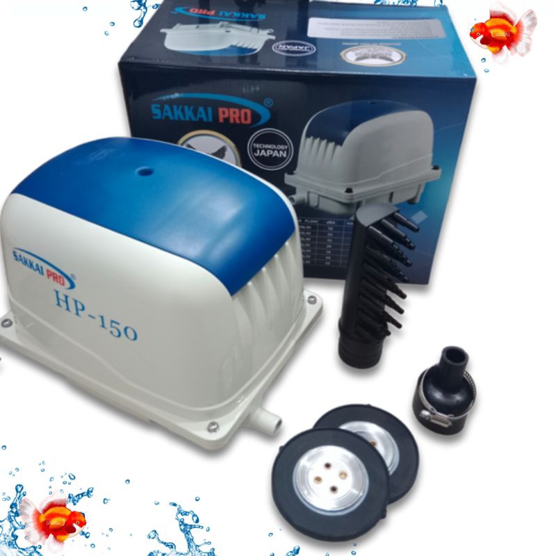 Pompa Udara Airpump Aerator Blower SAKKAI PRO HP 150