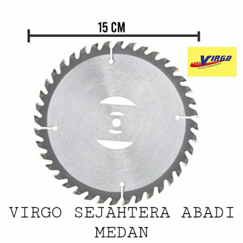 MATA PISAU POTONG PEMOTONG RUMPUT 6" BULAT CIRCULAR SAW BLADE 40T 6 "