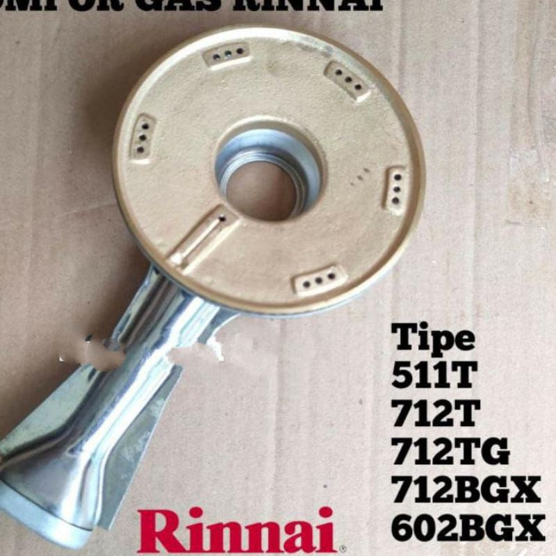 CORONG + BURNER TURBO 1SET KOMPOR GAS RINAI 511T 712T 712 TG BGX
