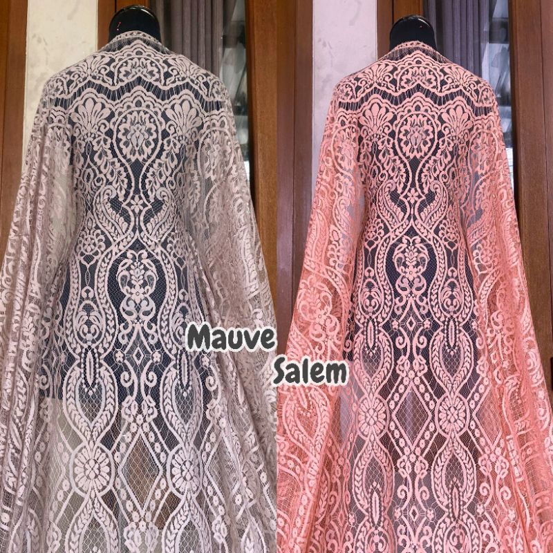 ( TERMURAH ) BRUKAT SANTILI BROKAT SANTILI, BRUKAT  HALUS, SEMI PRANCIS, KAIN BRUKAT