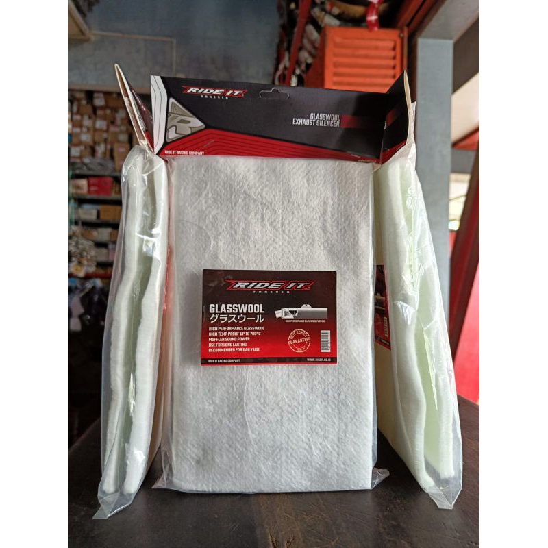 LE Glasswool Racing Ride IT Original Gasbul Peredam Muffler
