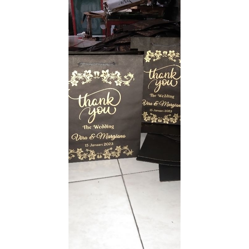 

paper bag sablon, 20 x 10 x 25