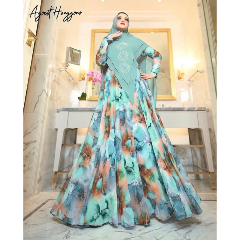 Gamis syari original by agoest hanggono - kemala agoest hanggono