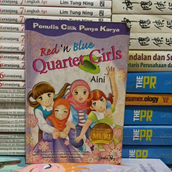 BUKU ORIGINAL PENULIS CILIK PUNYA KARYA RED N BLUE QUARTET GIRLS AINI BEKAS
