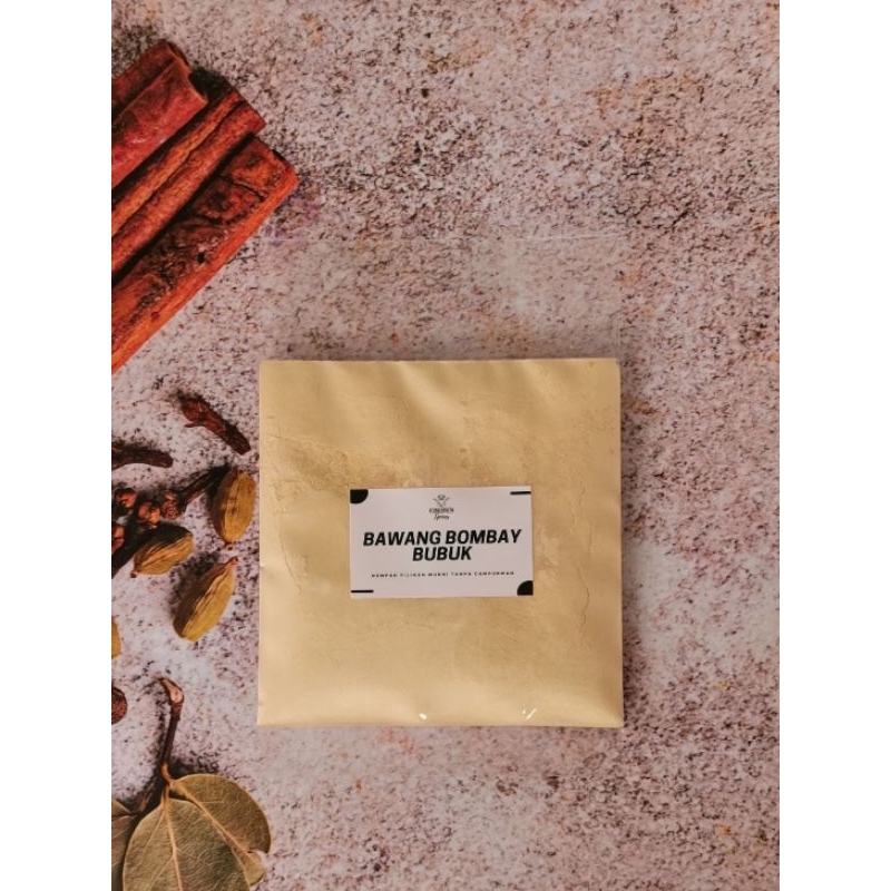 Bawang Bombay Bubuk Murni 25 gram - Onion Powder