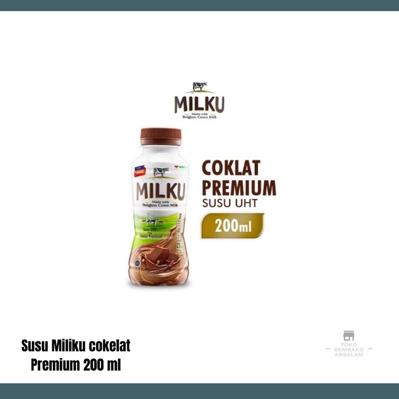 susu milku coklat  premium 200ml / milku cokelat 200ml / susu milku