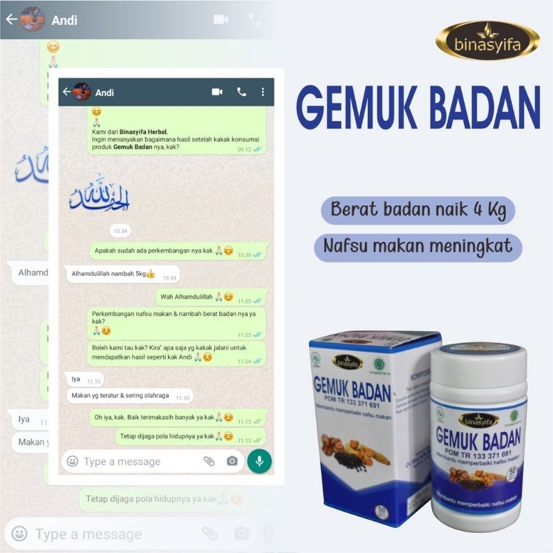 Penggemuk Badan Kapsul Penggemuk Badan Dewasa dan Anak