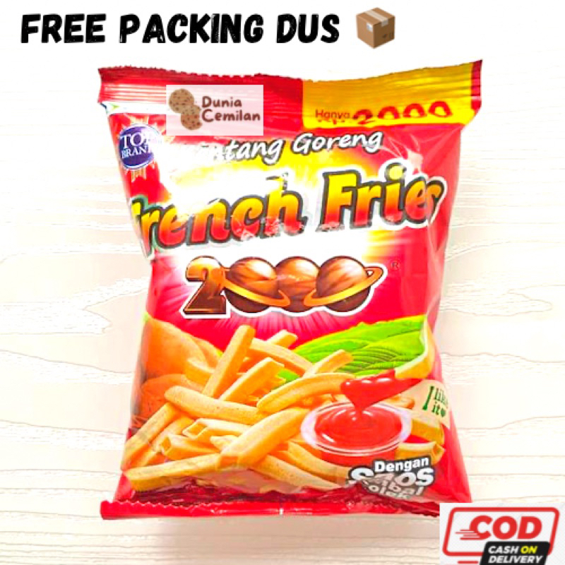 [TERMURAH!] French Fries 2000 BESAR 16Gram - Kentang Goreng Renyah Gurih