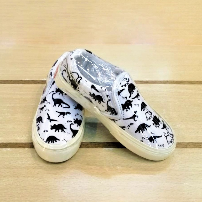 VANS Sepatu Slip On Anak Motif Dino