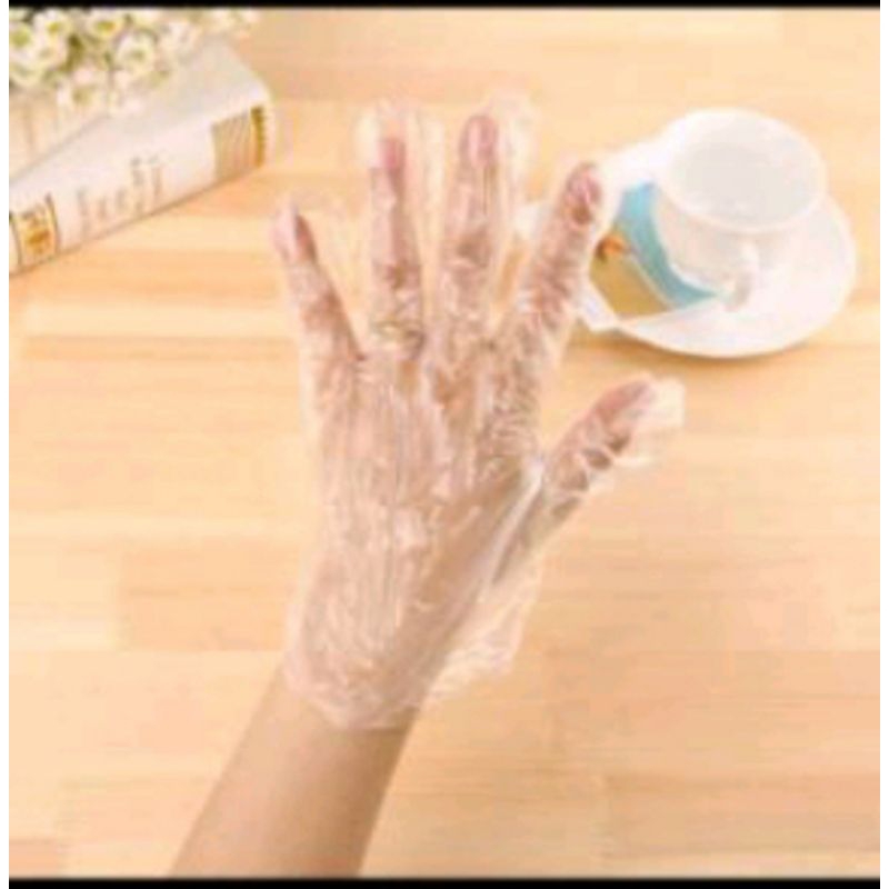 SARUNG TANGAN PLASTIK HDPE SEKALI PAKAI HIGIENIS PENCEGAH KUMAN