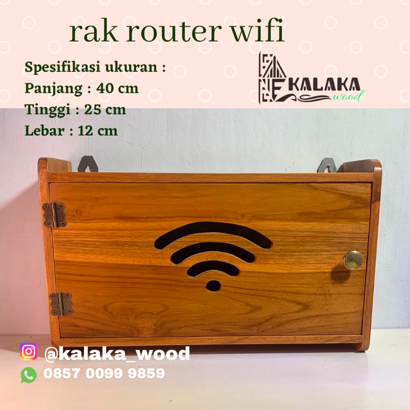 rak wifi router dinding | kotak penyimpanan wifi
