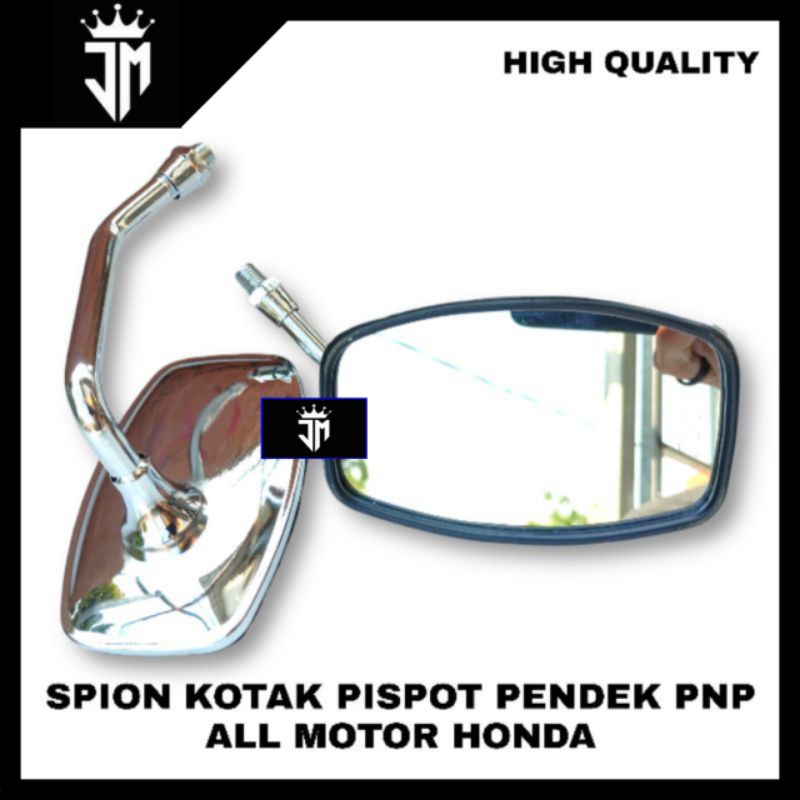 SPION KOTAK PISPOT PENDEK FULL BESI PNP SEMUA MOTOR HONDA C70 WIN CB GL MEGAPRO TIGER VARIO SCOOPY B