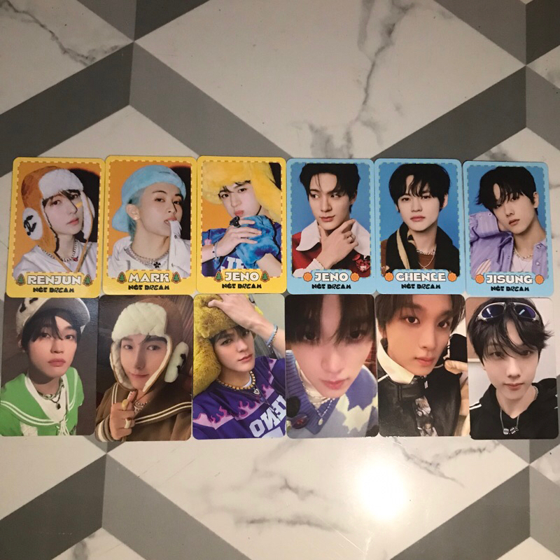 [UNSEALED] TRADING CARD SET NCT DREAM VER. A DAN B - JENO HAECHAN MARK RENJUN CHENLE JISUNG