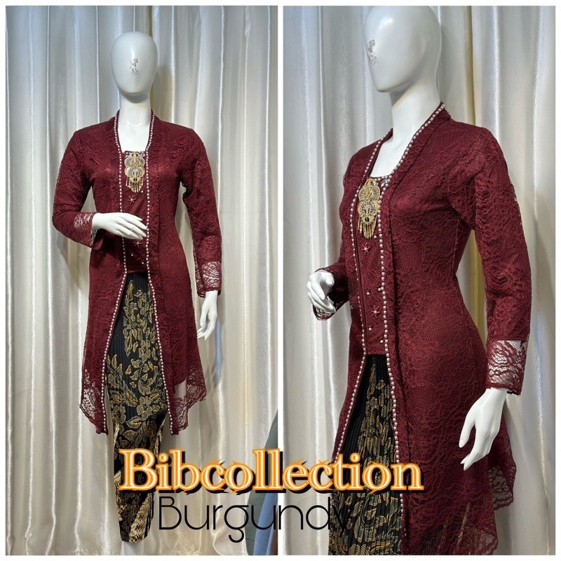 KEBAYA MODERN KUTUBARU BURKAT PAYET/wisuda kondangan/seragaman