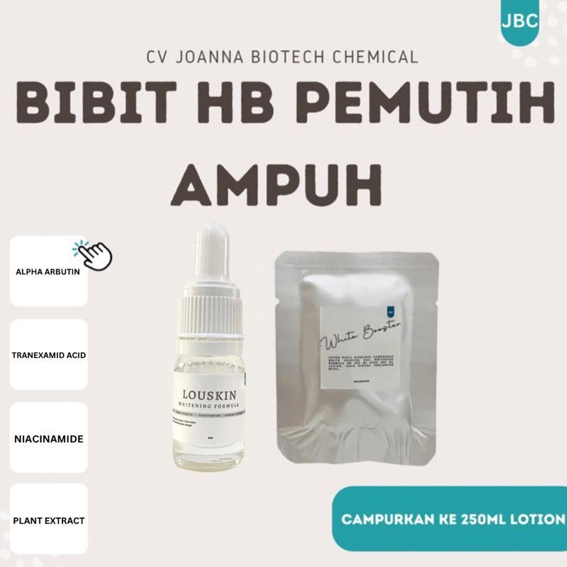 BIBIT HB RACIK AMAN - CAMPURAN HANDBODY PEMUTIH - BIBIT HANDBODY DOSTING - HANDBODY PEMUTIH