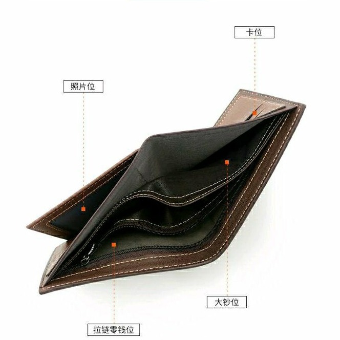 [Lms] Dompet Lipat Pria Original Menbense Branded Korean Style