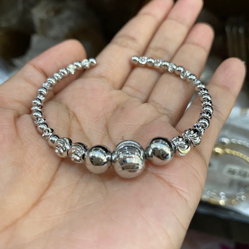 Gelang Tangan Fleksibel Bangle Wanita Titanium Xuping Perhiasan Aksesoris Fashion Lapis Emas Anti Karat