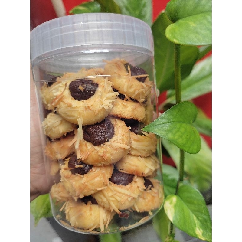 

kue kering thumprint coklat kemasan 1/2 kg